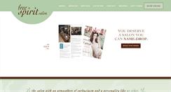 Desktop Screenshot of freespirithair.com
